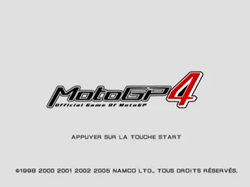 MotoGP 4 screen shot title